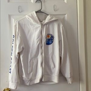 Natives of the golden coast white hoodie BRANDY